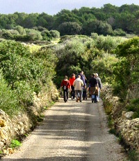 A pie por Menorca